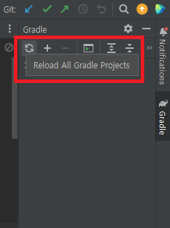 gradle reload