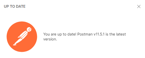 postman 업데이트 완료